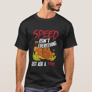 Niedliche Schneckenhülle Tier Cartoon Naturliebhab T-Shirt