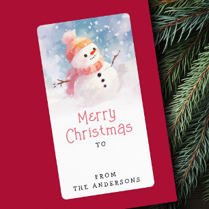 Niedliche Schneemann-Illustration Winter bis zum G