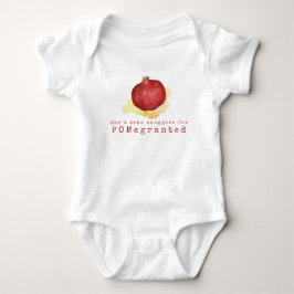 Niedliche Schnürsenkel Pomegranat Frucht Pub Baby  Baby Strampler