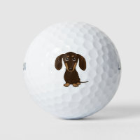 Niedliche Schokolade Dackel | Cartoon Dackel Hund