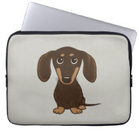 Niedliche Schokolade Dackel | Cartoon Dackel Hund