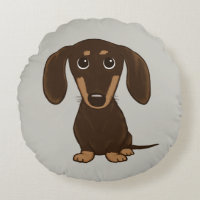 Niedliche Schokolade Dackel | Cartoon Dackel Hund