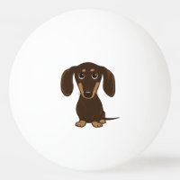 Niedliche Schokolade Dackel | Cartoon Dackel Hund