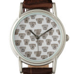 Niedliche Schokolade Labrador Retriever Dog Watch Armbanduhr<br><div class="desc">Aquarellmalerei von niedlichen Schokoladenhunden Labrador Retriever,  perfekt für Liebhaber von Haustieren,  Hundewanderern,  Hundegroßomeren und Tierärzten.</div>