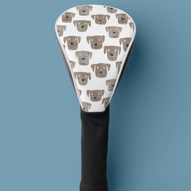 Niedliche Schokolade Labrador Retriever Dog Waterc Golf Headcover (Von Creator hochgeladen)