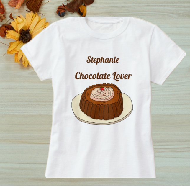 Niedliche Schokolade Lover Erwachsene T-Shirt (Von Creator hochgeladen)