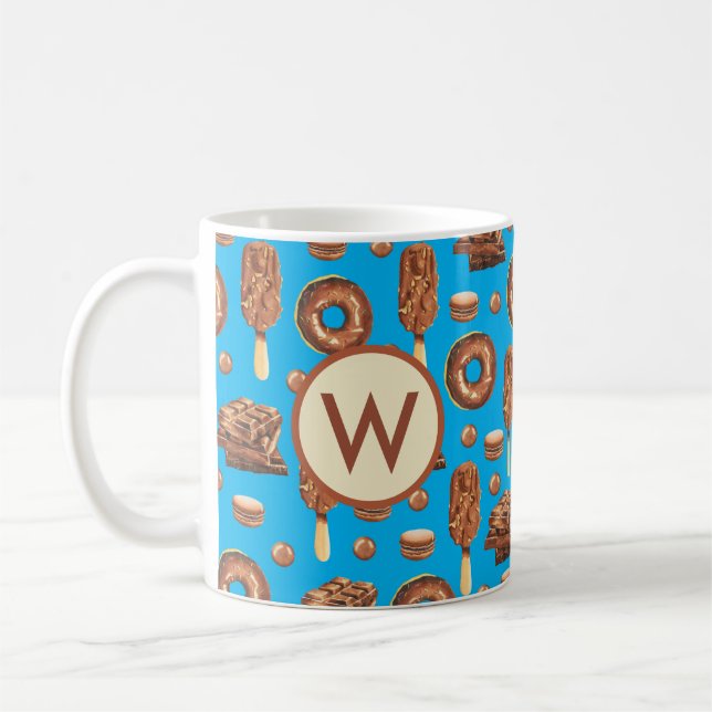 Niedliche Schokolade Süßigkeiten Eiscreme Donuts M Kaffeetasse (Links)