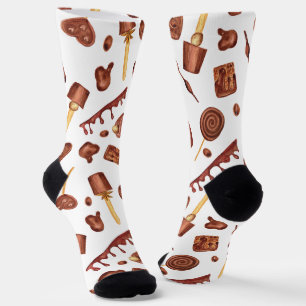 niedliche Schokoladenliebhaber Socken