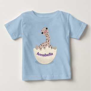 Niedliche Schraffur für Vogel-Strauß-Cartoon Baby T-shirt