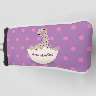 Niedliche Schraffur für Vogel-Strauß-Cartoon Golf Headcover