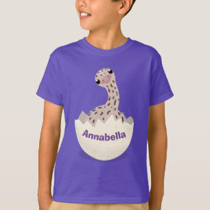Niedliche Schraffur für Vogel-Strauß-Cartoon T-Shirt
