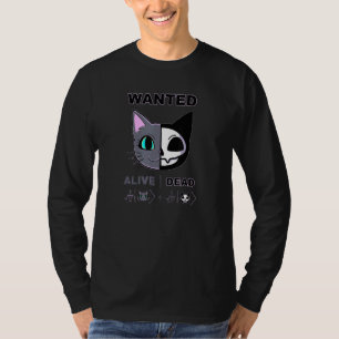 Niedliche Schrodingers Cat Alive Dead Quantum Phys T-Shirt