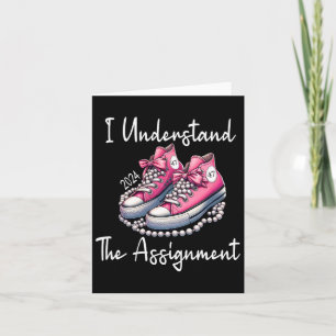 Niedliche Schuhe, die ich verstehe, das Ignment Ka Karte