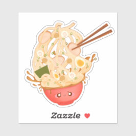 Niedliche Schüssel Ramen Aufkleber