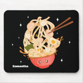 Niedliche Schüssel Ramen Mousepad