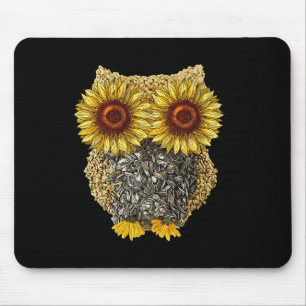 Niedliche Schüssel Sonnenblume Saatblume Hippie So Mousepad
