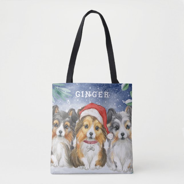 Niedliche Schutzwände | PERSONALISIERT Tasche (Vorderseite)