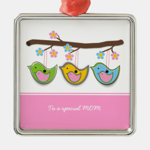 Niedliche schwangere Blume Muttertag Ornament Aus Metall