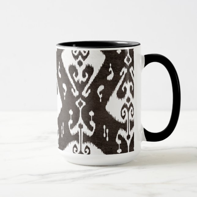 Niedliche Schwarz-Weiß-Katzenmuster Tasse (Rechts)