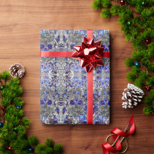 Niedliche Schwarz-weiße Neonschädelplatte Geschenkpapier