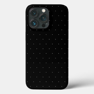 Niedliche, Schwarz-weiße Polka-Punkte-Muster elega Case-Mate iPhone Hülle