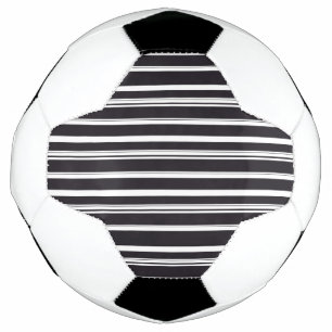 Niedliche Schwarz-weiße Streifen Fußball
