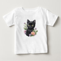 Niedliche schwarze Katze