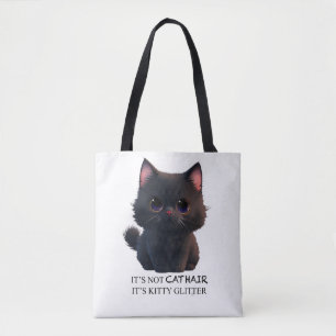Niedliche schwarze Katze Tasche