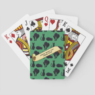 Niedliche Schwarze Katzen Lucky Black Cat Poker Cl Spielkarten
