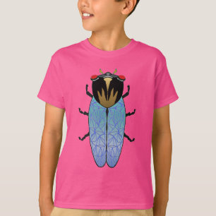Niedliche schwarze Zikade T-Shirt