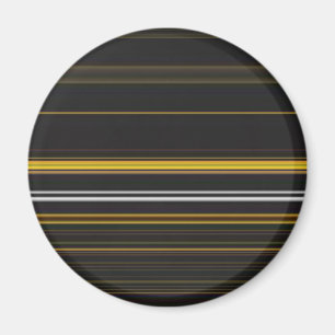 Niedliche, schwarzgelbe Streifen Magnet