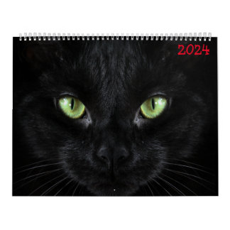 niedliche Schwarzkatzen Kalender