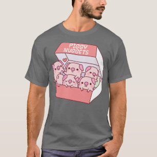 Niedliche Schweine Piggy Nuggets Funny T-Shirt