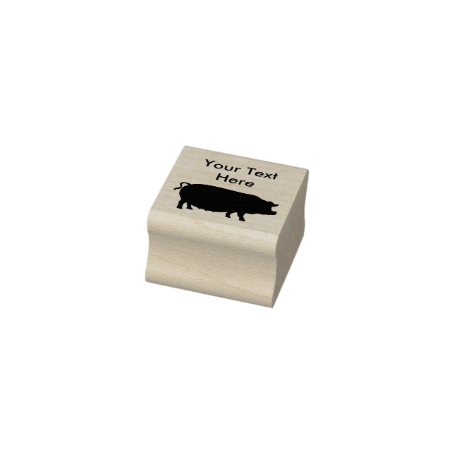 Niedliche Schweinekautschuk-Briefmarke Gummistempel (Stempel)