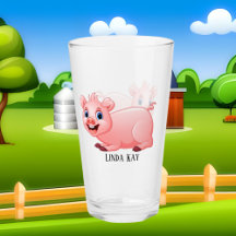 niedliche Schweineliebhaber tragen den Namen Glass