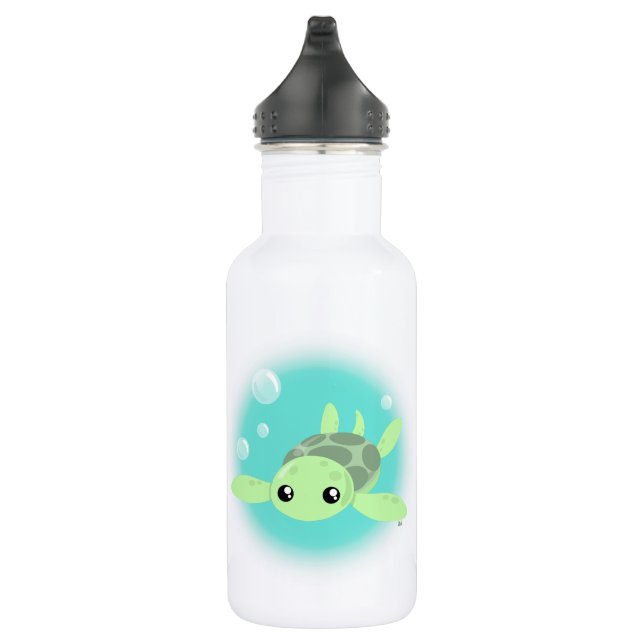 Niedliche Seeschildkröte-Wasser-Flasche Trinkflasche (Rechts)