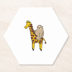 Niedliche Segeltour auf der Giraffe Liebe Giraffen Untersetzer