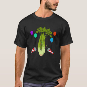 Niedliche Sellerie Gemüse gesunde Lebensmittel Lau T-Shirt