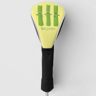 Niedliche Sellerie Sticks Trio Cartoon Gemüse Golf Headcover