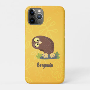 Niedliche, seltsame, lustige Uhu-Cartoon-Illustrat Case-Mate iPhone Hülle