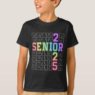 Niedliche Senior CL of 2025 Checkered Senior 25 Gr T-Shirt