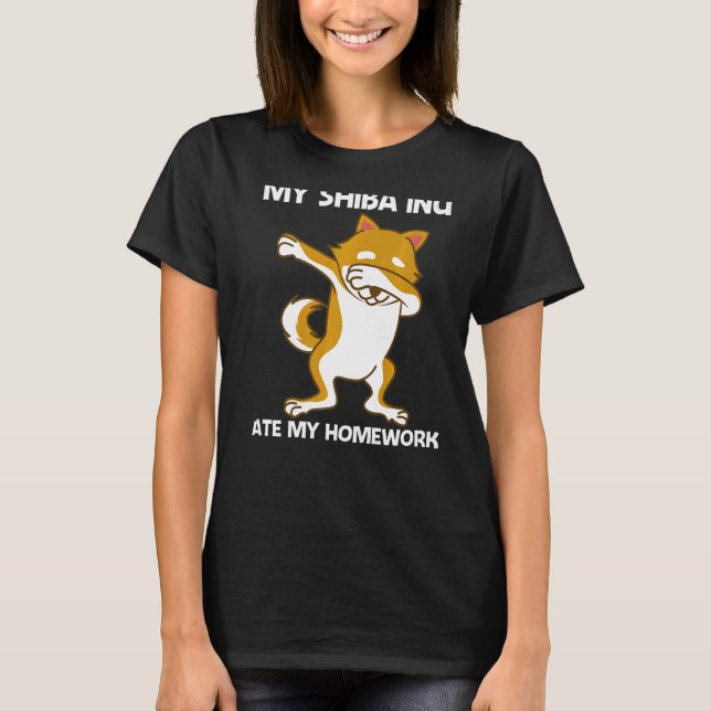 Niedliche Shiba Inu für Kinder Jungen Jungen japan T-Shirt (Vorderseite)