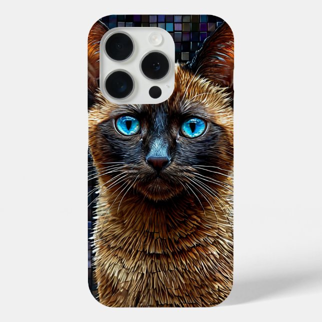 Niedliche Siamkatze Case-Mate iPhone Hülle (Rückseite)