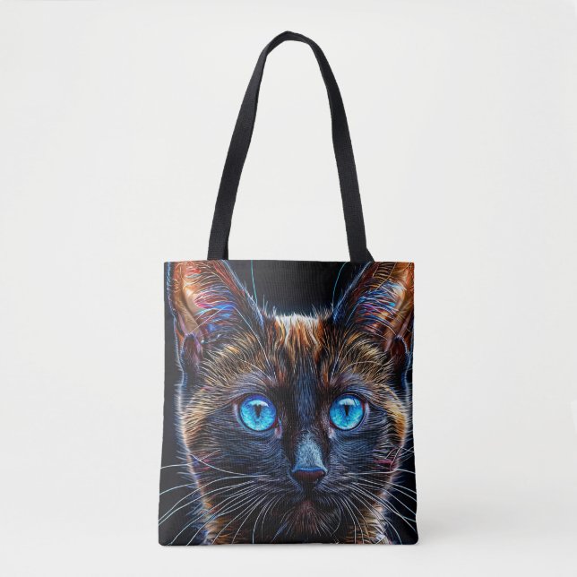 Niedliche Siamkatze Tasche (Vorderseite)