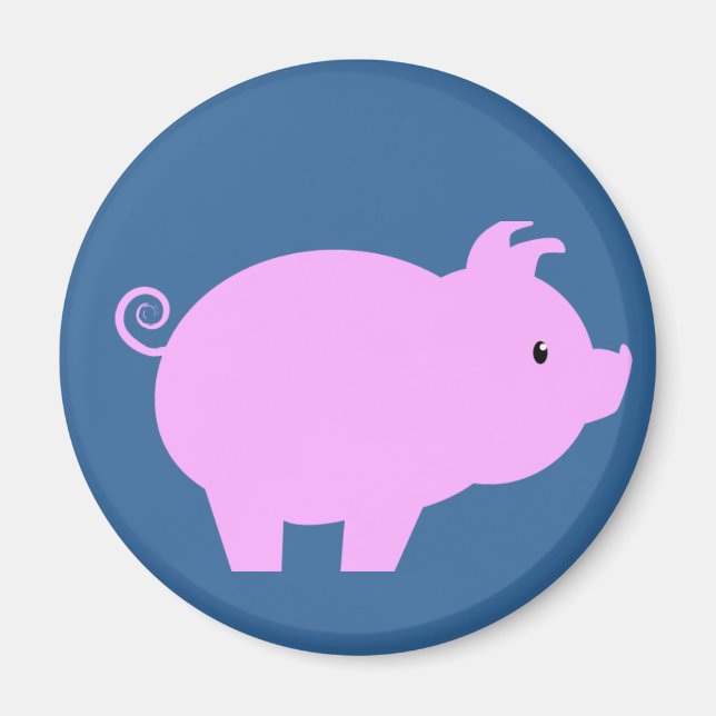 Niedliche Silhouette Magnet (Vorne)