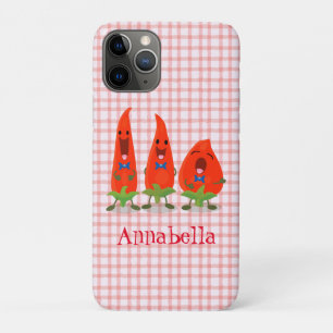 Niedliche Singen Chili Paprikaschoten Cartoon Illu Case-Mate iPhone Hülle
