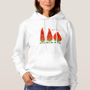 Niedliche Singen Chili Paprikaschoten Cartoon Illu Hoodie