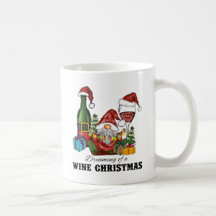 Niedliche skandinavische Gnome-Urlaubsgestaltung Kaffeetasse