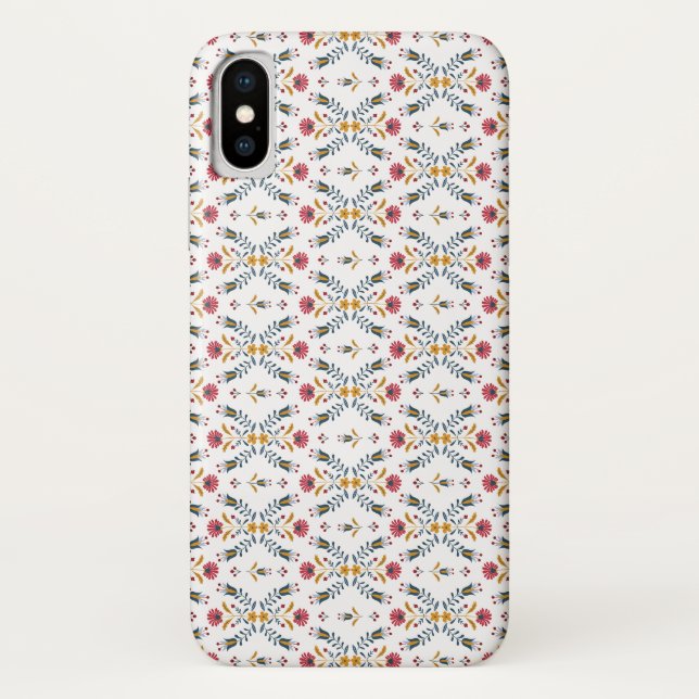 niedliche skandinavische Volkskunst Case-Mate iPhone Hülle (Rückseite)