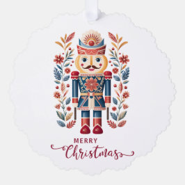 niedliche skandinavische Weihnachten Ornament Karte